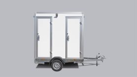 Mobile double 300L toilet